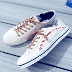 Keds Baseball Stitch Canvas Sneakers